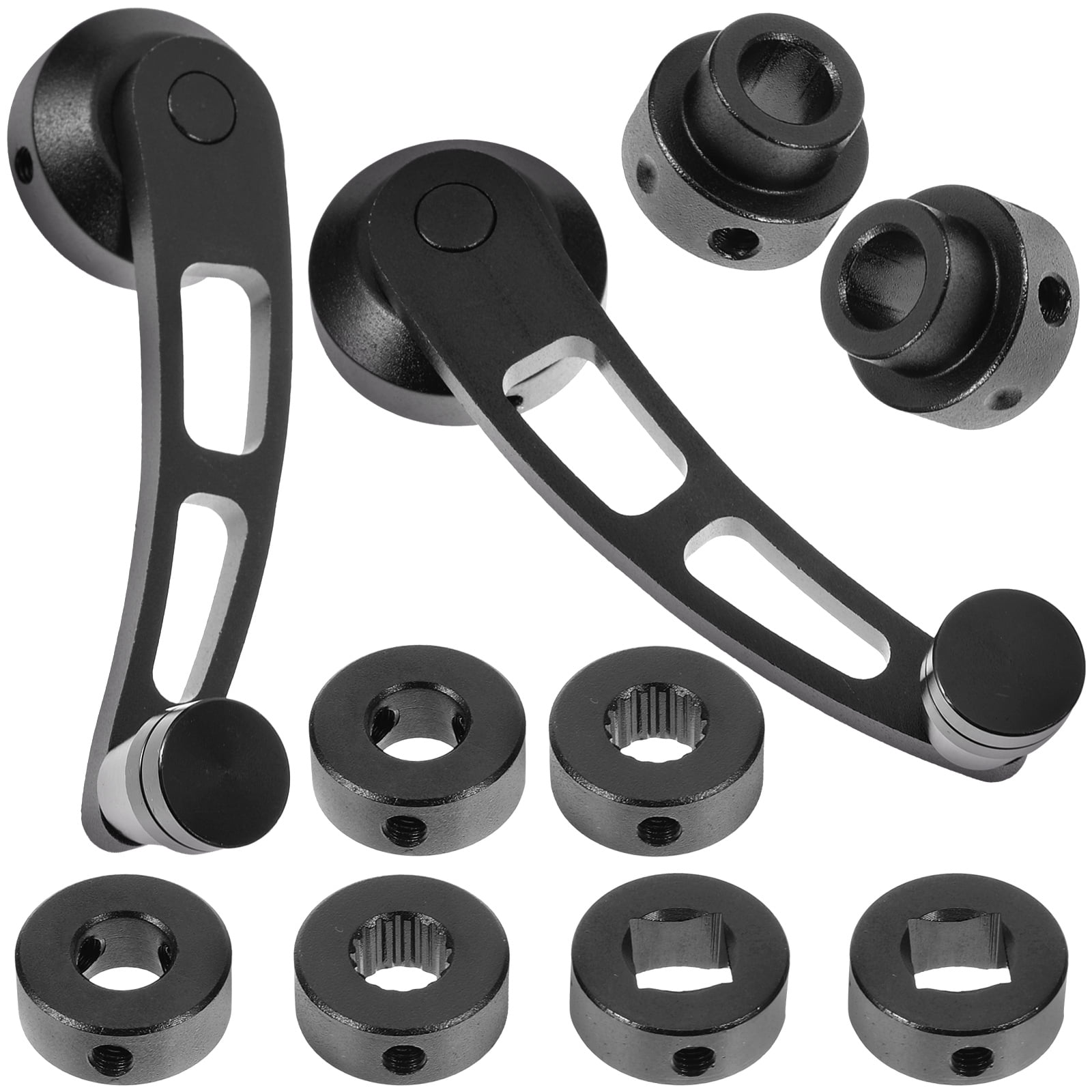 HOMEMAXS Car Window Handle Replacement Magnetic Cleaner Handles Black ...