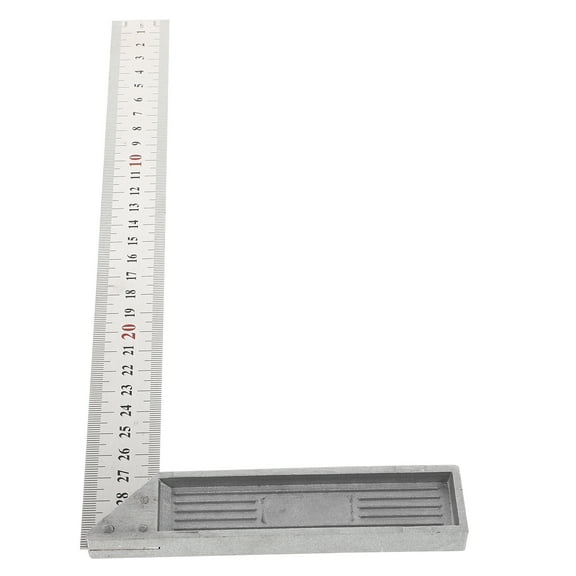 HOMEMAXS Carpenter Square Machinist Ruler Woodworking Measuring Ruler Construction Ruler