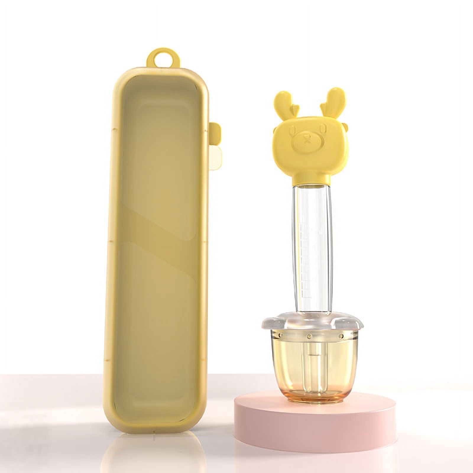 HOMEMAXS Cartoon Elk Liquid Droppers Baby Silicone Medicine Dropper
