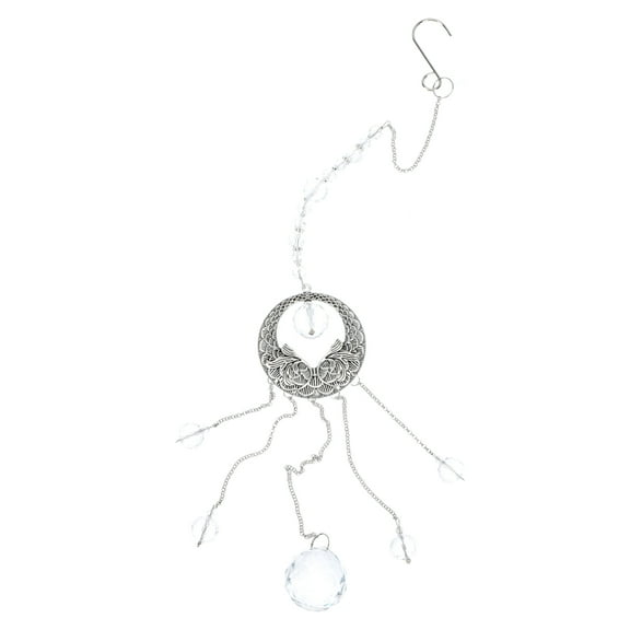 VERDANVERSE Window Pendant Crystal Ball Pendant Silver Iron 1Set