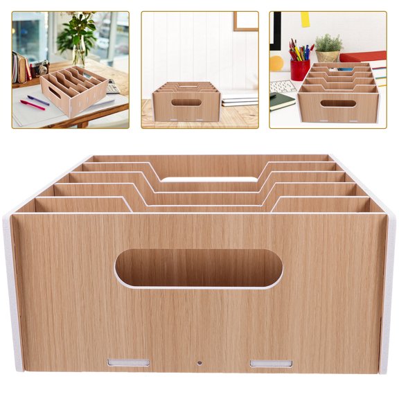 VERDANVERSE Multi-Grid Display Box Money Holder Foam Sheet Storage Holder Khaki Multi-Grids 1Pack