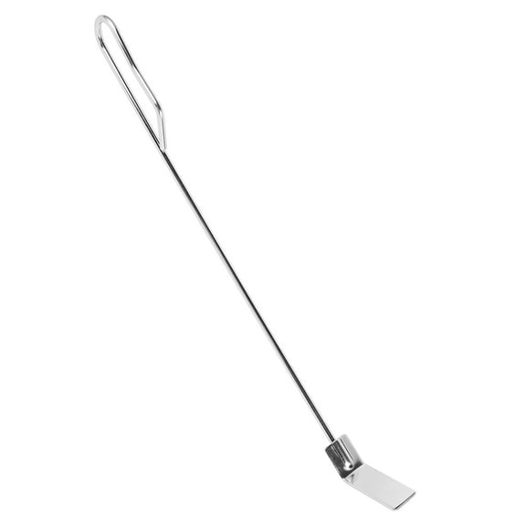 HOMEMAXS Charcoal Rake Ash Tool Handheld BBQ Cleaner Metal Charcoal Rake Portable Fire Shovel