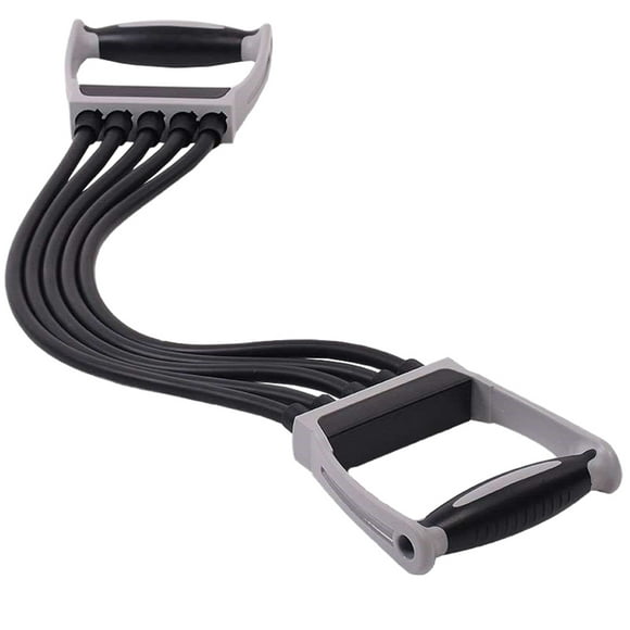 HOMEMAXS Chest Developer Exercise Belt Puller Chest Expander Man 72.00X13.00X3.00CM Black