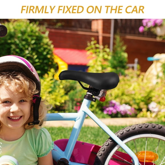 HOMEMAXS Children Bike Seat Replacement Comfortable Bicycle Seat Cover For Kids Thickened Soft Cushion With Support Stem And Tool for  Balance Bikes Scooters
