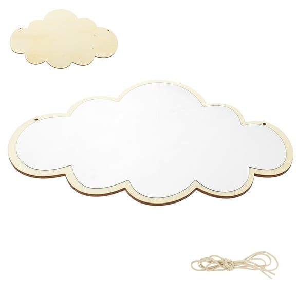 HOMEMAXS Children's Room Wall Hanging Decorative Mirror Nordic Home Decoration Wavy Cloud Vintage Irregular