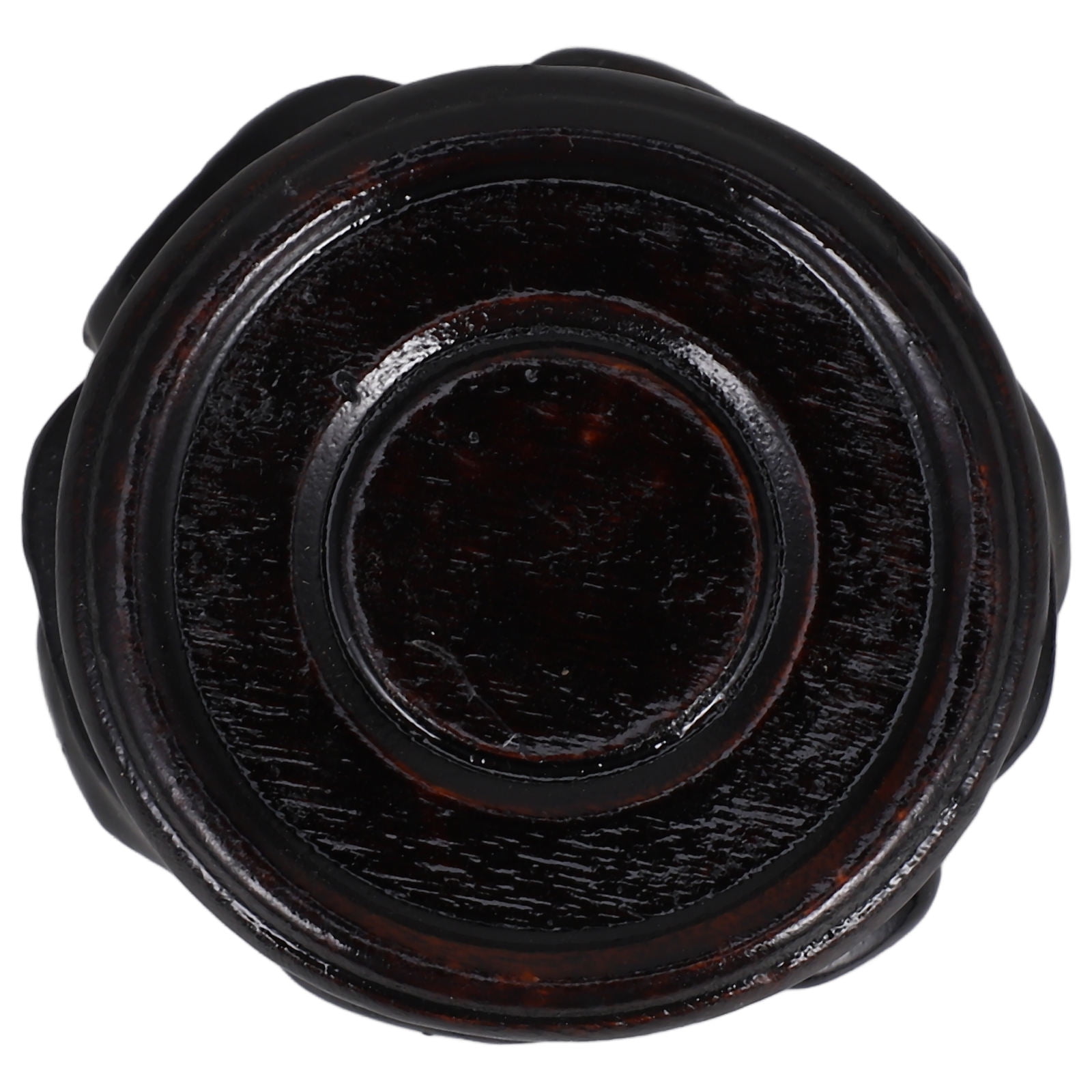 HOMEMAXS Chinese Vase Stand Oriental Teapot Base Wooden Pedestal Base ...