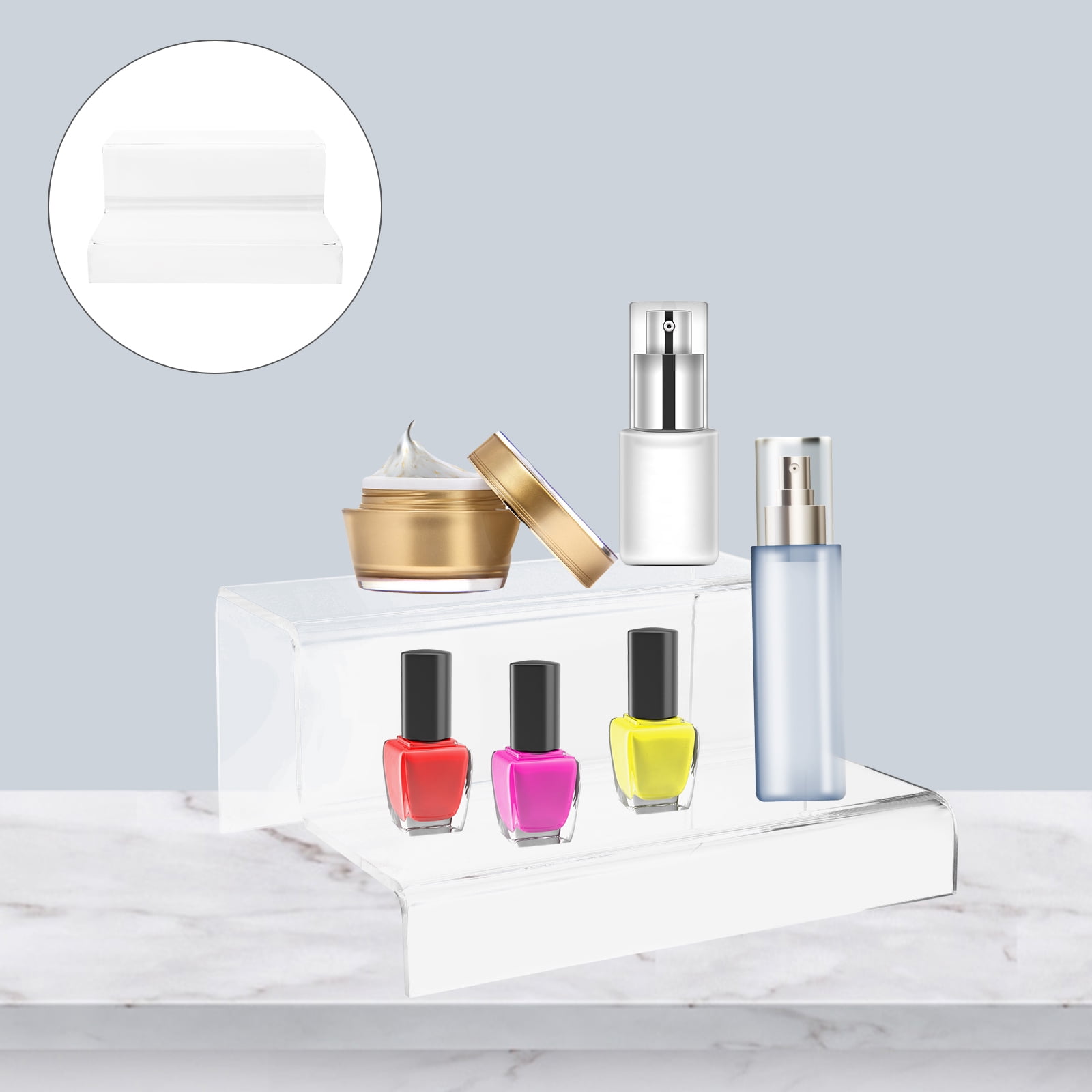 HOMEMAXS Clear Acrylic Display Stand Craft Figure Display Riser ...