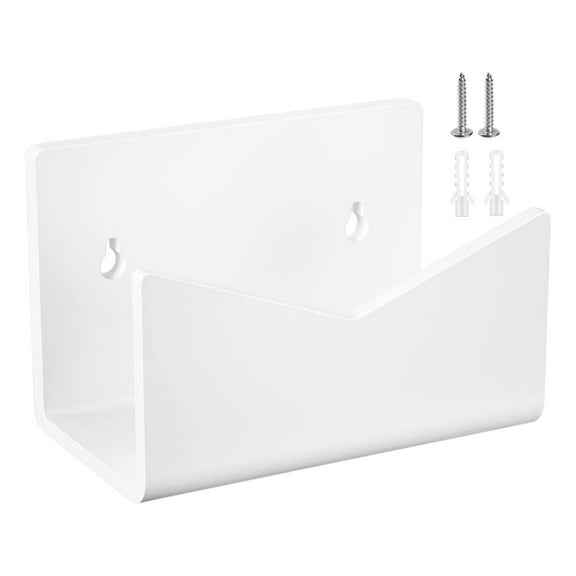 HOMEMAXS Clear Acrylic Wall File Organizer Mail Holder Wall Mount Postcard Display Letter Holder Envelope Holder Mail Organizer Rack Mail Holder