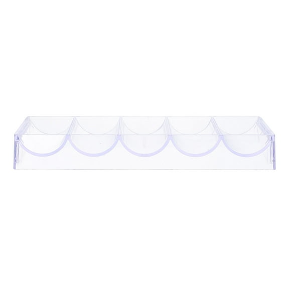 HOMEMAXS Clear Acrylic Cracker Tray for Serving 1 Set Party Food Display Stands Biscuit Dish Charcuterie Board Platter
