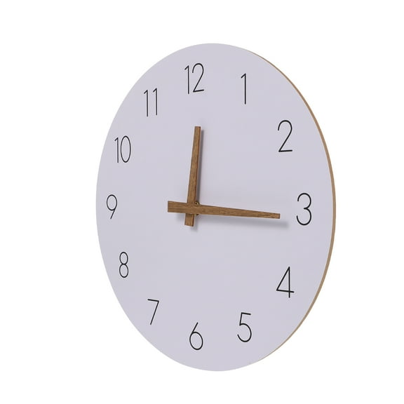 SILENRADAWN Wall Clock for Living Room Density Board 1Pack