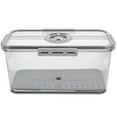thumbnail image 1 of VERDANVERSE Bread Storage Container Airtight Grey 1Pcs, 1 of 8