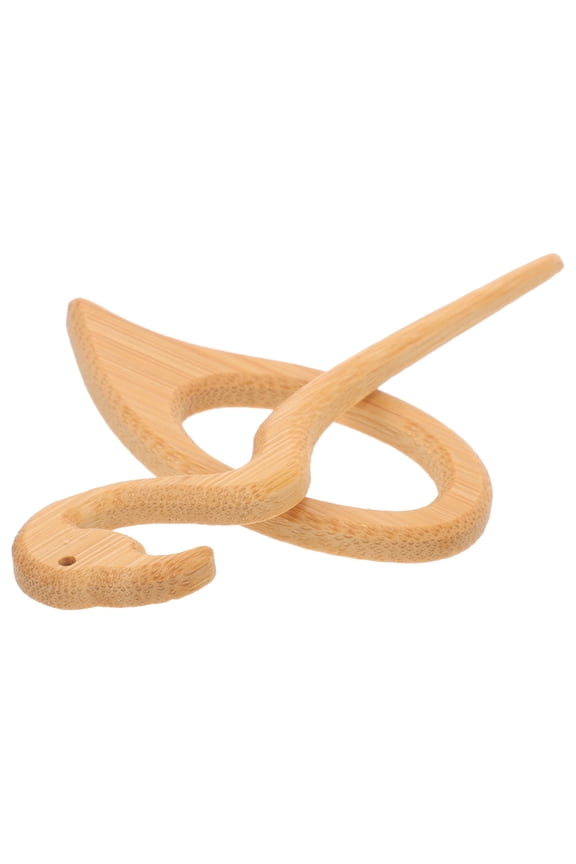 Hat Pin Wooden Animal Shape For Women Formal Events 1Pcs 3.5X1.2X0.2In