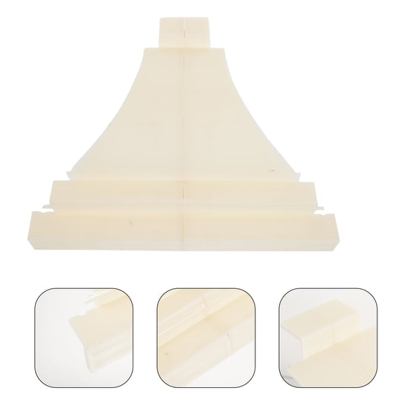 HOMEMAXS Concrete Casting Mould Roof Ornament Mold Decor Molds Stamped Beige