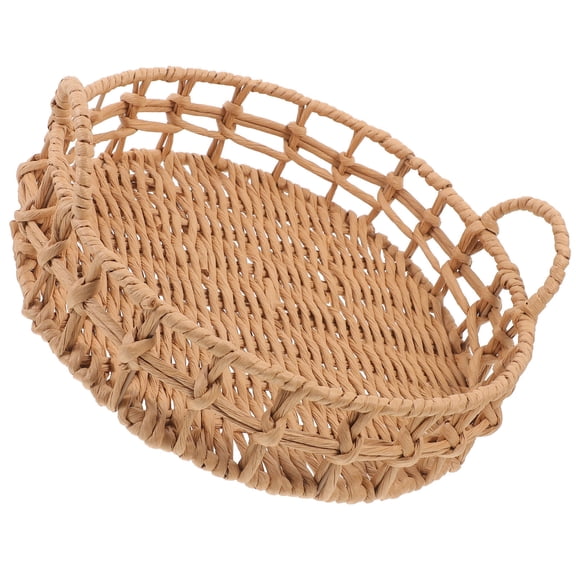 Minkissy Woven Basket For Organizing Multipurpose Organizer Bin Iron 1Set