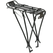 Mountain Bike Rear Rack Carrier with Back Stand, Convenient Cargo Shelf for Outdoor Cycling and Bike Luggage Transport