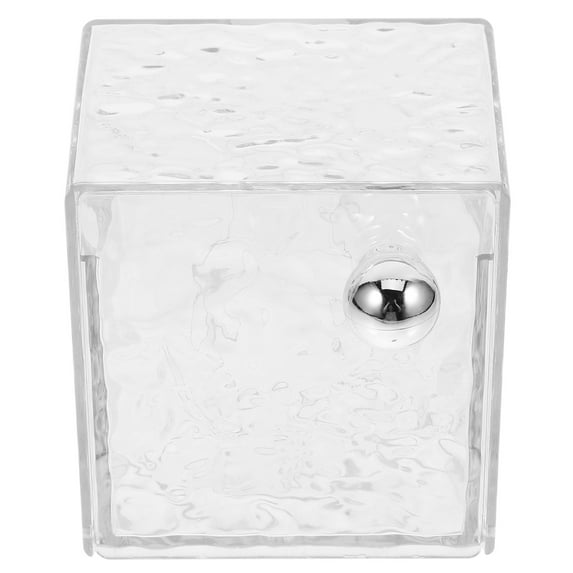 HOMEMAXS Cosmetics Organizer Storage Canister Box Bathroom Wall Storage Holder Cotton Pads Organizer