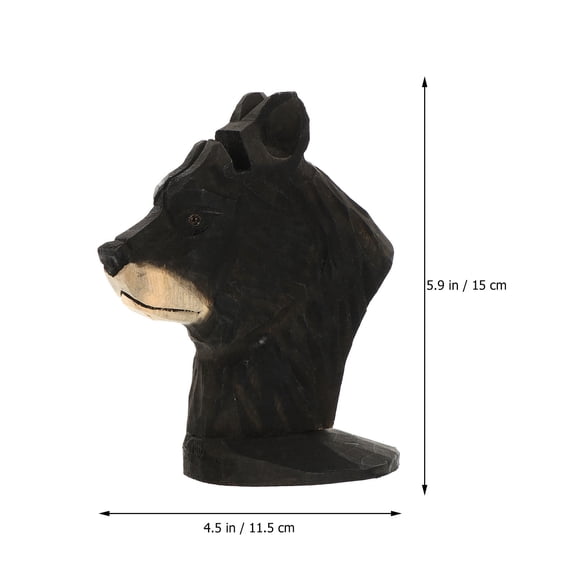 Creative Animal Shaped Glasses Stand Made of Timber for Desktop Decoration Assorted Color