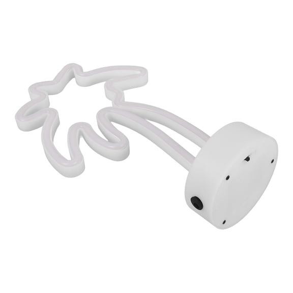 Creative LED Night Light with Base Plastic Lamp for Decor bedside or desk 1pc