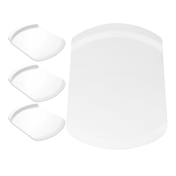 HOMEMAXS Creative White Plastic Cake Lifter for Home Use Suitable for Cakes Pies Pizzas 4Pcs