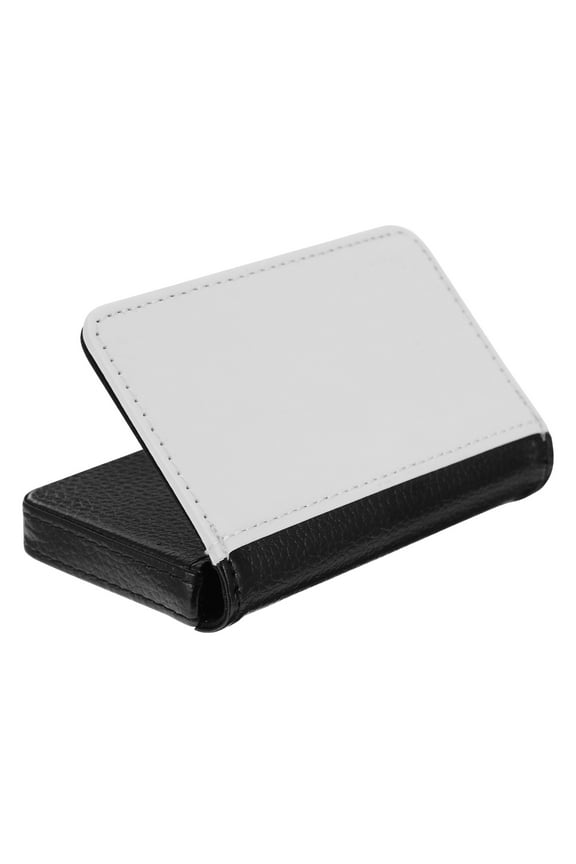 Credit Wallet Business Card Holder Pass Card Holder Office 10.5X7.7X1.7CM Black