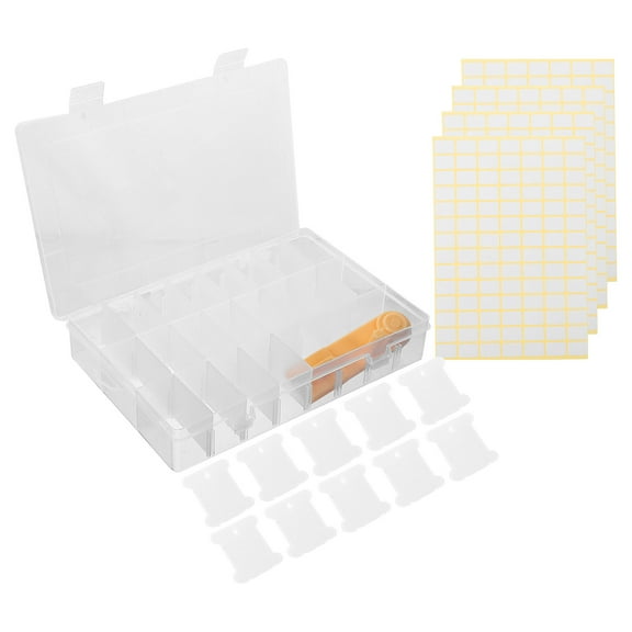 HOMEMAXS Crochet Kit for Beginners Embroidery Thread Storage Box