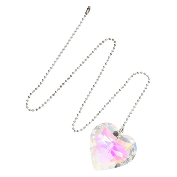 HOMEMAXS  Crystal Chain Cord Bathroom Light Pull Pendant Lights Ceiling Fan