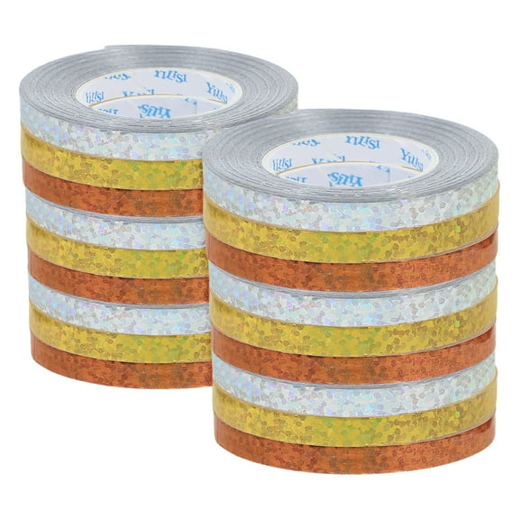 HOMEMAXS Curling Ribbon Balloon String Wide Iridescent Balloon Ribbon Roll for Balloon Band Tie For Art Crafts Wrapping Florists