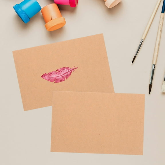 100 Pcs 15x10cm Blank Index Cards Postcard Paper Cardstock for Wedding Invitations Thank You Cards