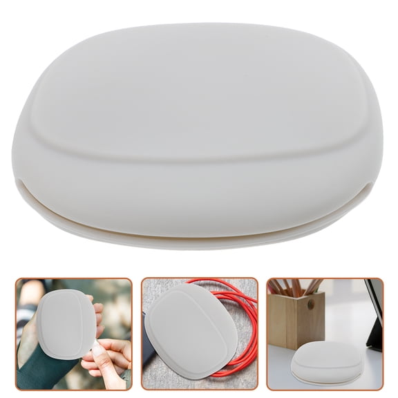 VERDANVERSE cord organizer pouch Earphone Bag Silicone Users with small items to organize Travel 1Pack