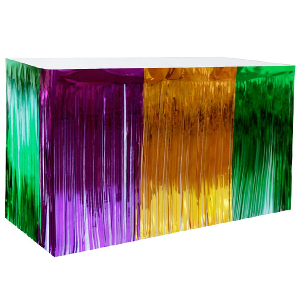 Decorations Gender Reveal Carnival Table Skirt Stage Background