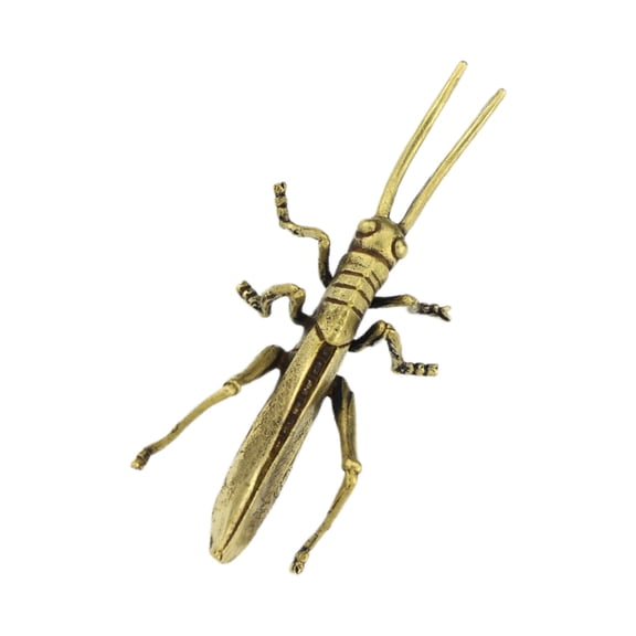 HOMEMAXS Decorative Gold Grasshopper Exquisite Locust Figurine Child