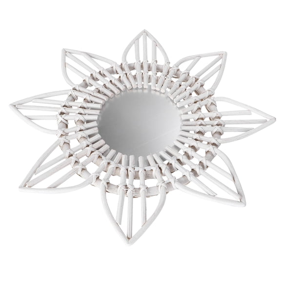 HOMEMAXS  Decorative Mirror Bathroom Wall-mounted Mirrors Vanity White