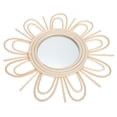 thumbnail image 1 of Decorative Rattan Mirror Home Decoration Wall Hanging, 1 of 8