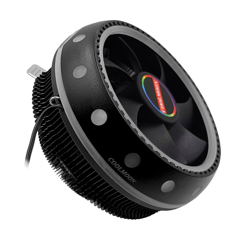 HOMEMAXS Desktop Computer Radiator Colorful Light CPU Cooler Heat ...