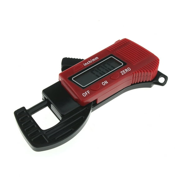 Digital Caliper Micrometer Gauge Measuring Tool Thickness Measure Red