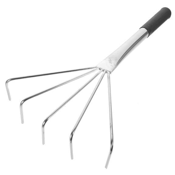 HOMEMAXS  Dirt Cultivator Tile Leveling Rake Household Floor Laying Tool Five-tooth