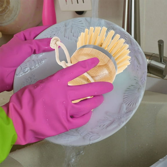 HOMEMAXS Dishwasher Cleaning Handle for Kitchen Utensils and Sink 2 Pcs