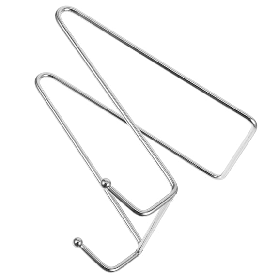 HOMEMAXS  Display Stand Plate Table Top Easels for Painting Office Silver