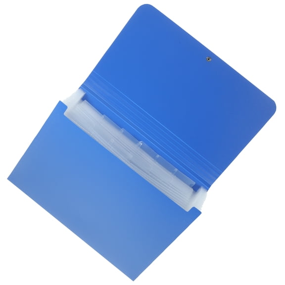 HOMEMAXS Document Multicolor Organizer File Boxes Binder Folders Documents Bag Office Blue