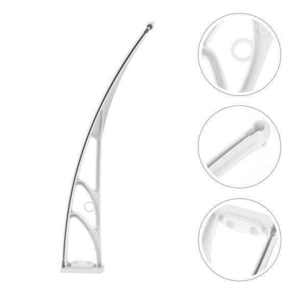 VERDANVERSE Awnings Brackets for Windows White 1Pack 23.6x4.3x1.6in