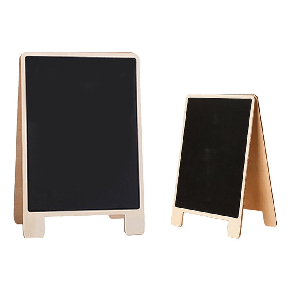 HOMEMAXS Double Side Chalkboard Message Board for Home Use with Stand ...