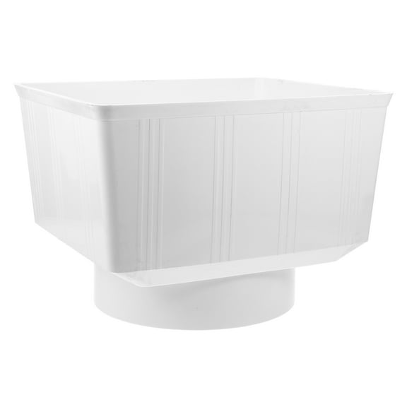 HOMEMAXS Downspout Extender Block Landscaping Drain Pipe Adapters PVC Bucket