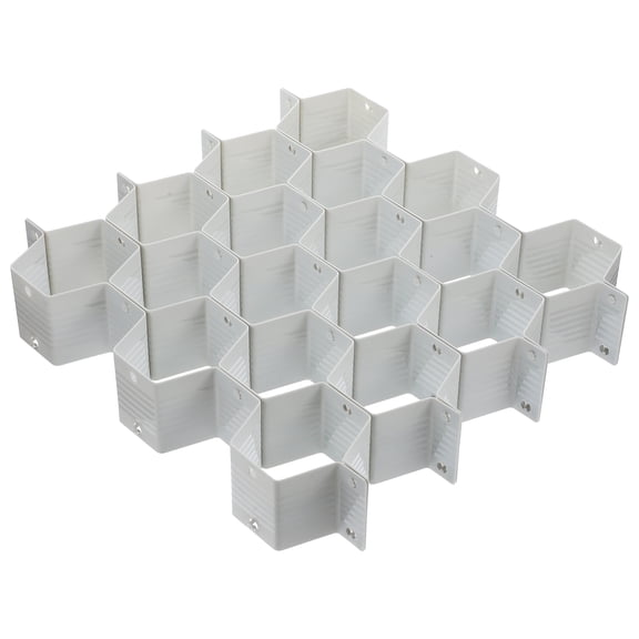1 Set of Drawer Organizer DIY Plastic Grid Honeycomb Divider