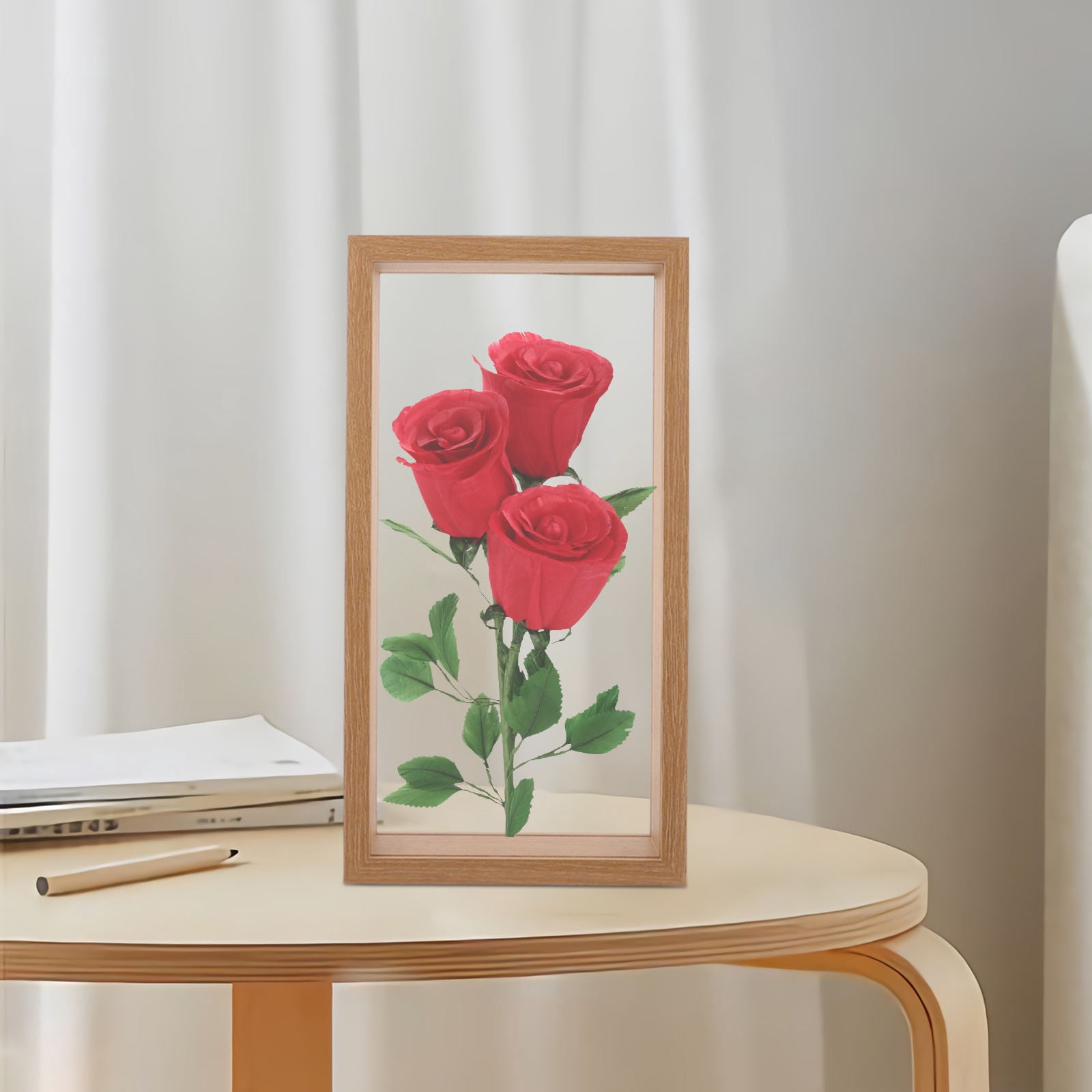 HOMEMAXS Dried Flower Holder Bouquet Boxes Picture Frame Flowers