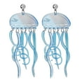 thumbnail image 1 of Sky Blue Acrylic Jellyfish Earrings for Women Creative Lightweight Fashion Jewelry for Daily Wear 1 Pair, 1 of 1