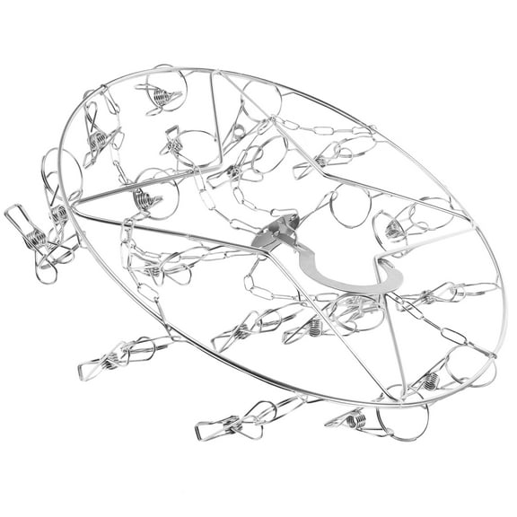 Stainless Steel Drying Rack for Flowers and Plants at Home with Strong Loadbearing Capacity Silver