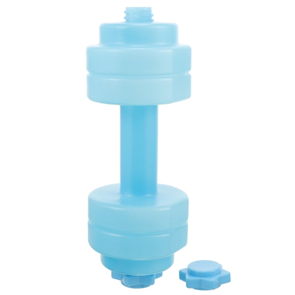 HOMEMAXS Dumbbell Water Cup Flask Camping Jug Sport Bottle Dumbbells Sports Goblets Fitness Travel Sky-blue
