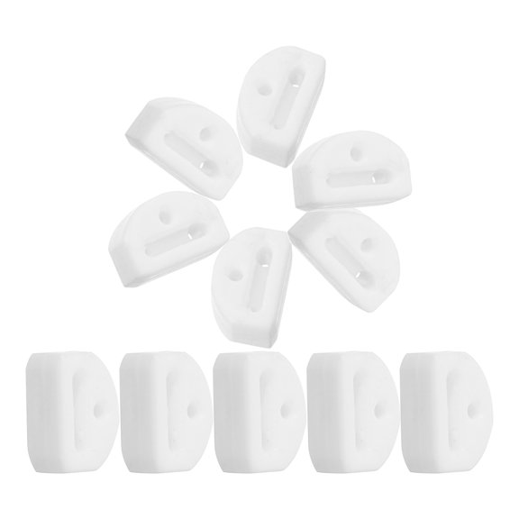 HOMEMAXS Durable ABS Guitar String Retainers for Electric Guitars and Bass Black 12pcs