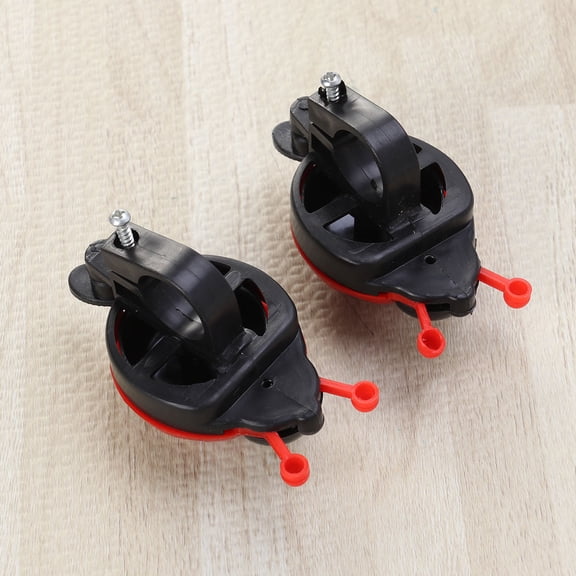 HOMEMAXS Durable Bike Ladybug Bells with Cute Chrysanthemum Pattern for Kids Easy to Install Plastic and Aluminum Alloy Red