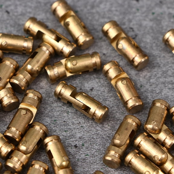 Durable Copper Spring hinge for DIY Jewel Cases and Boxes Self Closing Smooth Action 5x15mm Golden